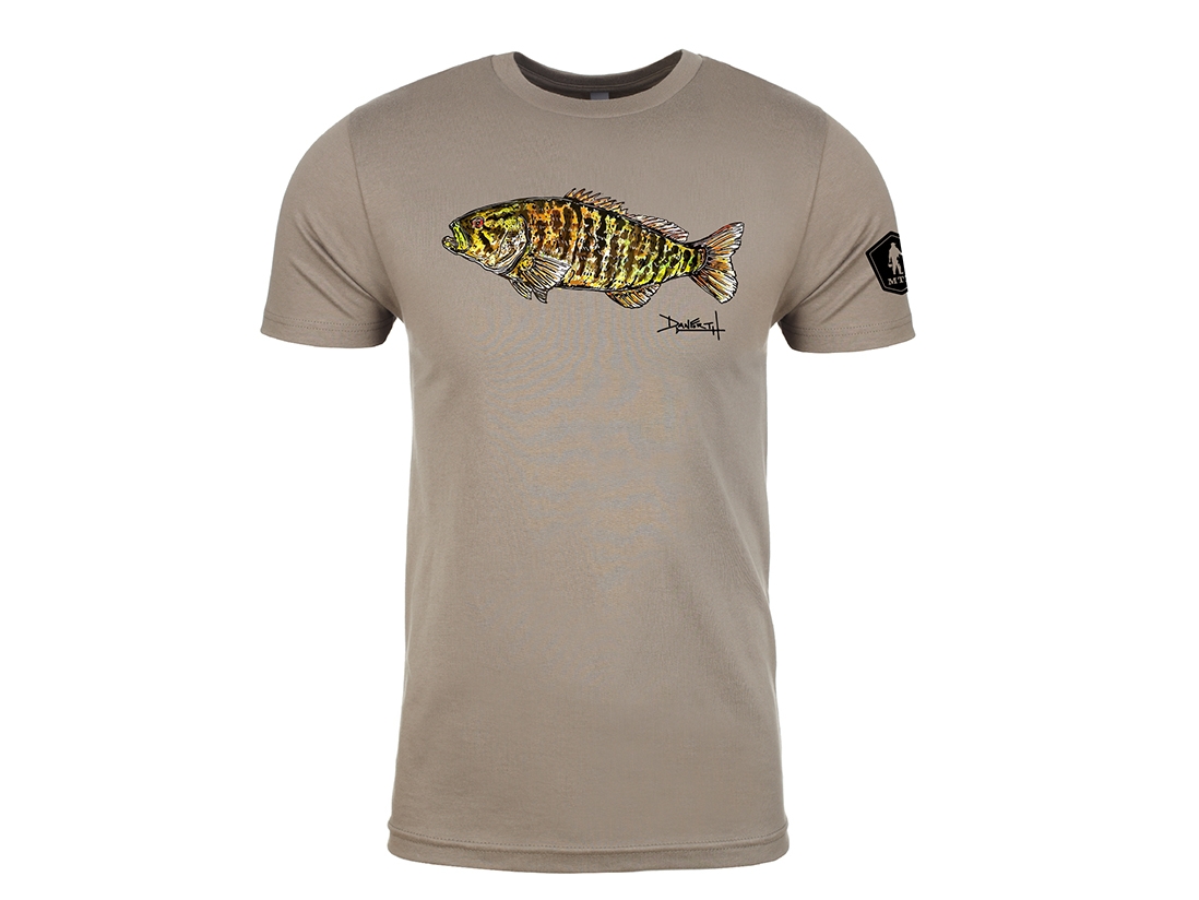 Men Freshwater Small Mouth Bass Short Sleeve Pocket T-Shirt – Tilasol