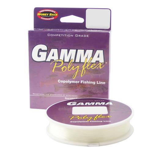 GAMMA Polyflex Copolymer Ultra Clear Fishing Line - Choose Lb