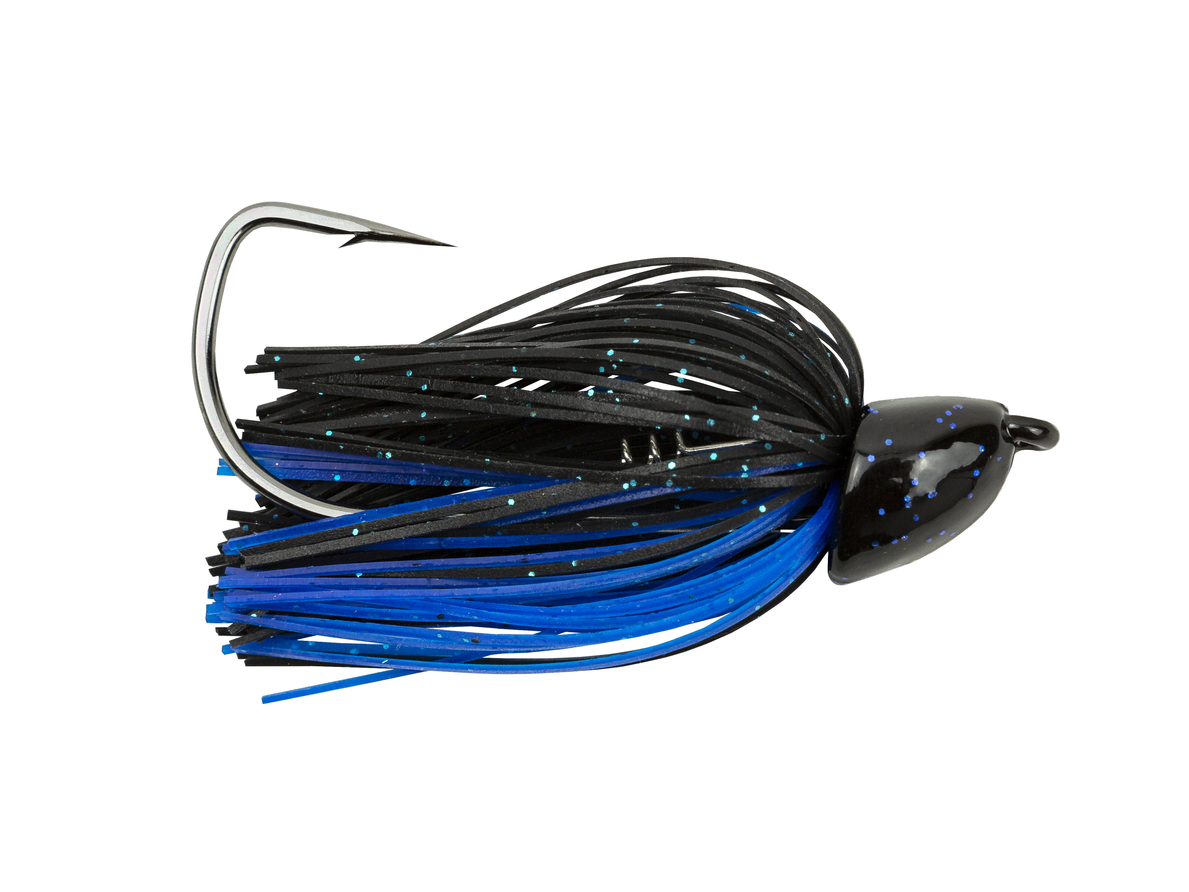 Tungsten Swimming Jig, Bass Fishing Jig with Weed Guard, Weedless Skirted  Swim Jig