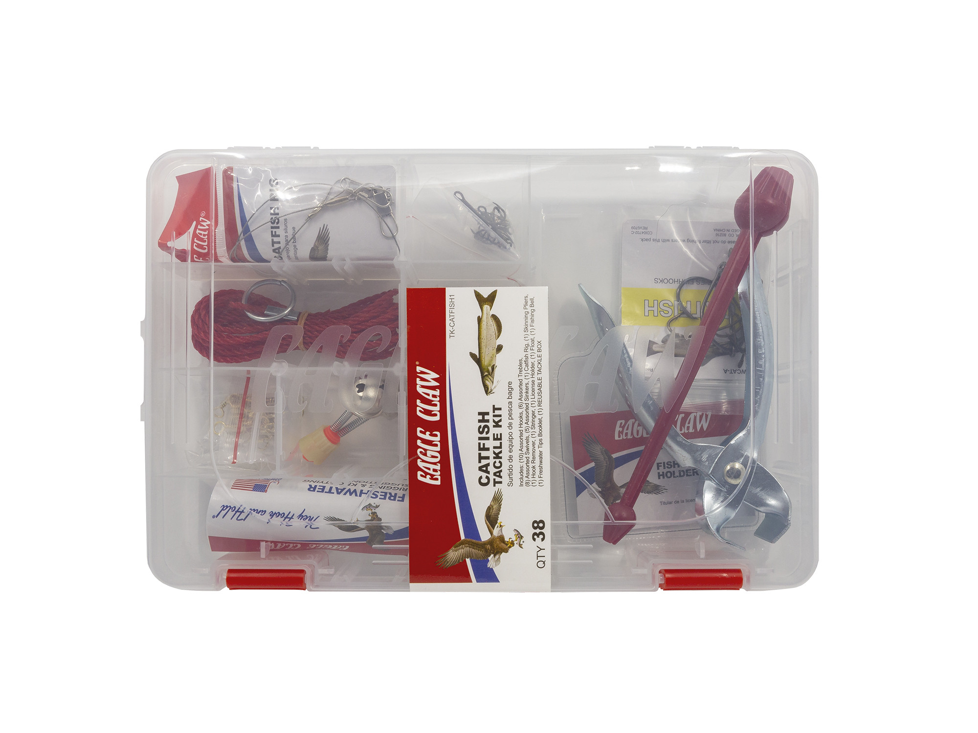 Eagle Claw Lazer Sharp Pro Series 32-piece Catfish Tackle Kit
