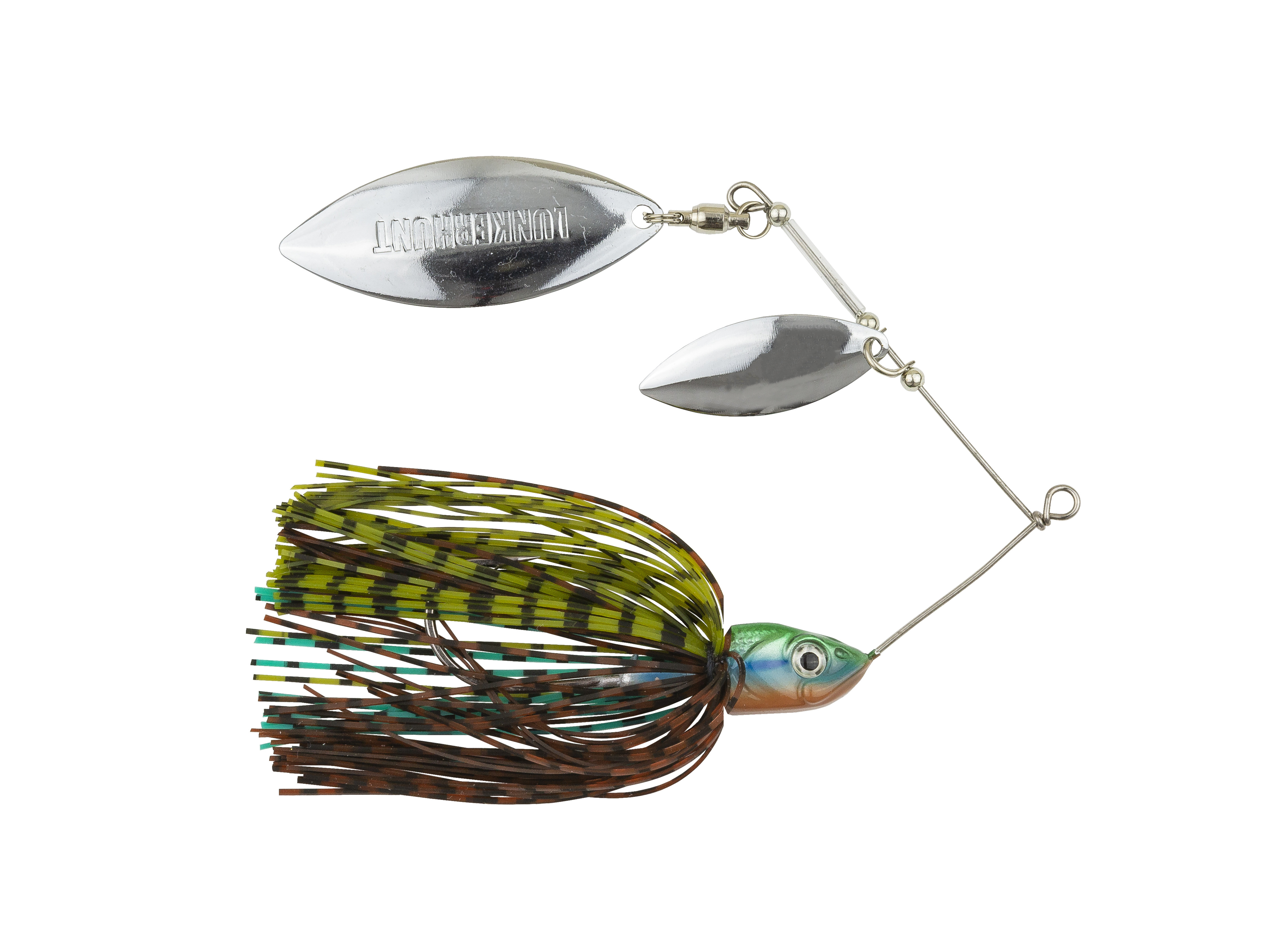 Catch Co 10,000 Fish Spinnerbait and Trailer Bass Fishing Combo, 10,000  Fish Cyclebait Willow Blade Spinnerbait
