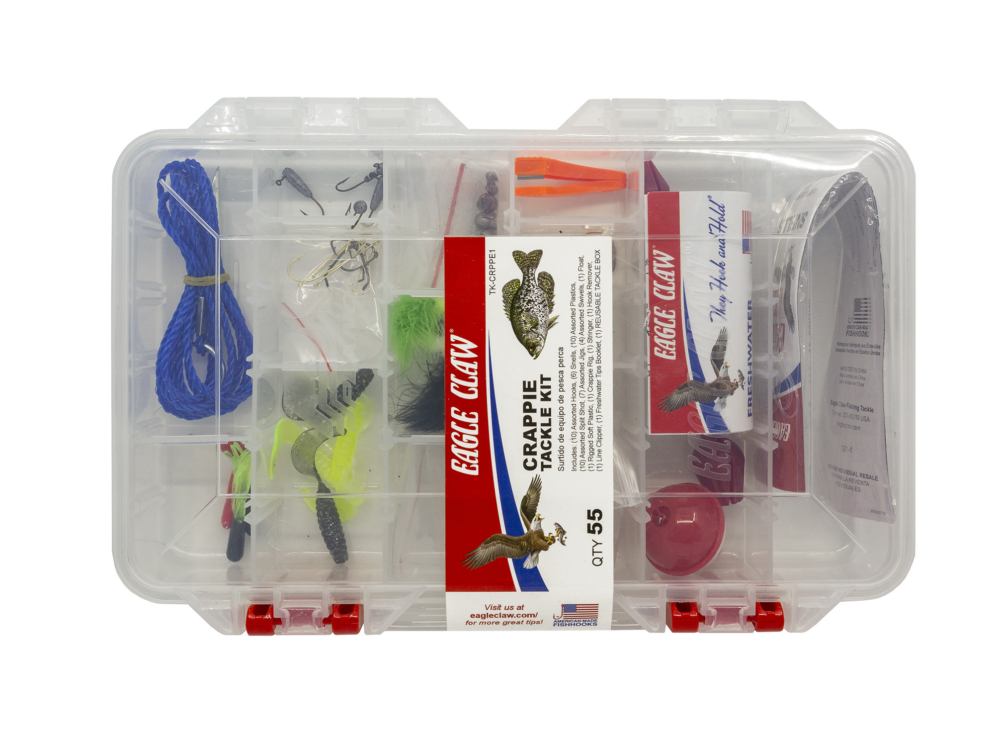 180 Pc. Crappie Tackle Kit