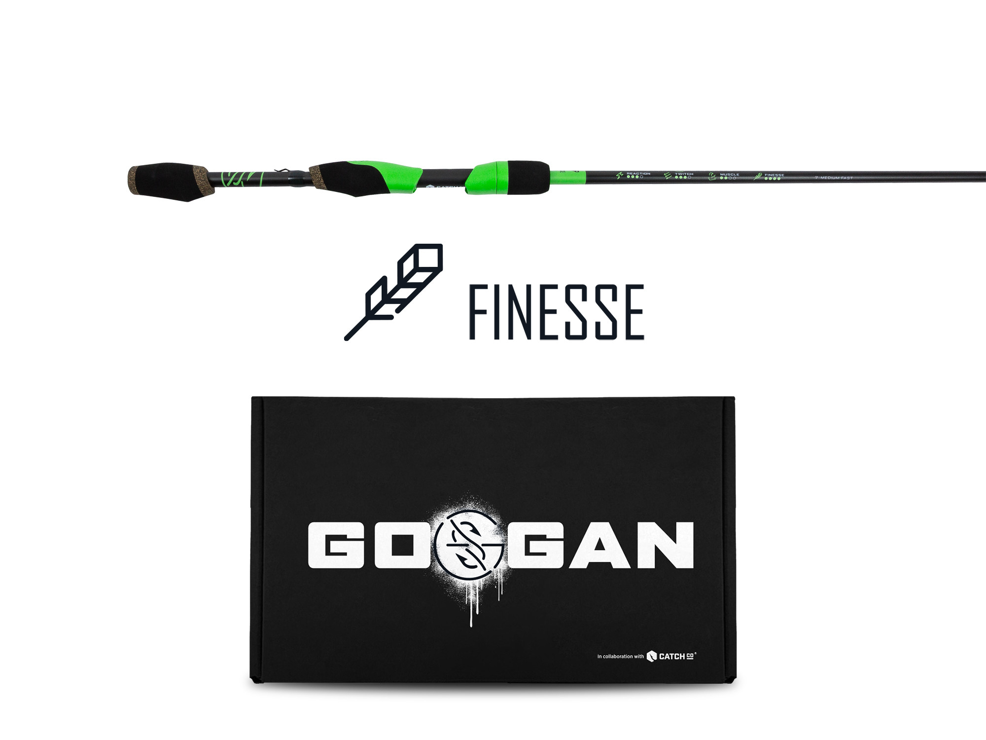 Googan Squad CatchSmart™ Finesse Rod & Kit Bundle