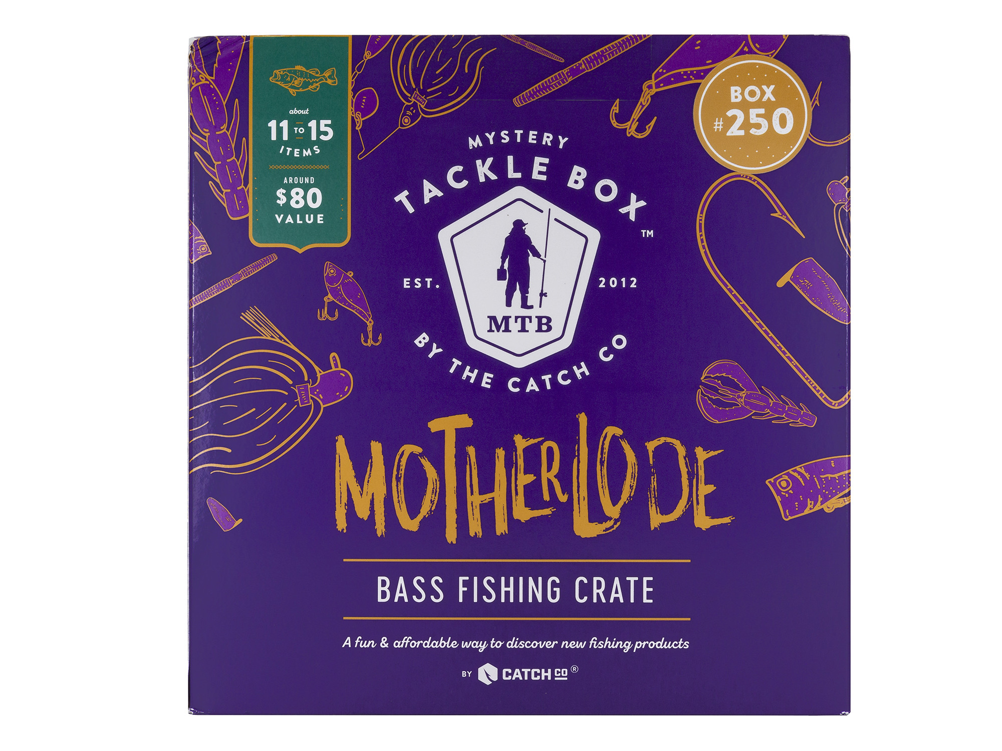 Mystery Tackle Box Motherlode Bass Fishing Crate