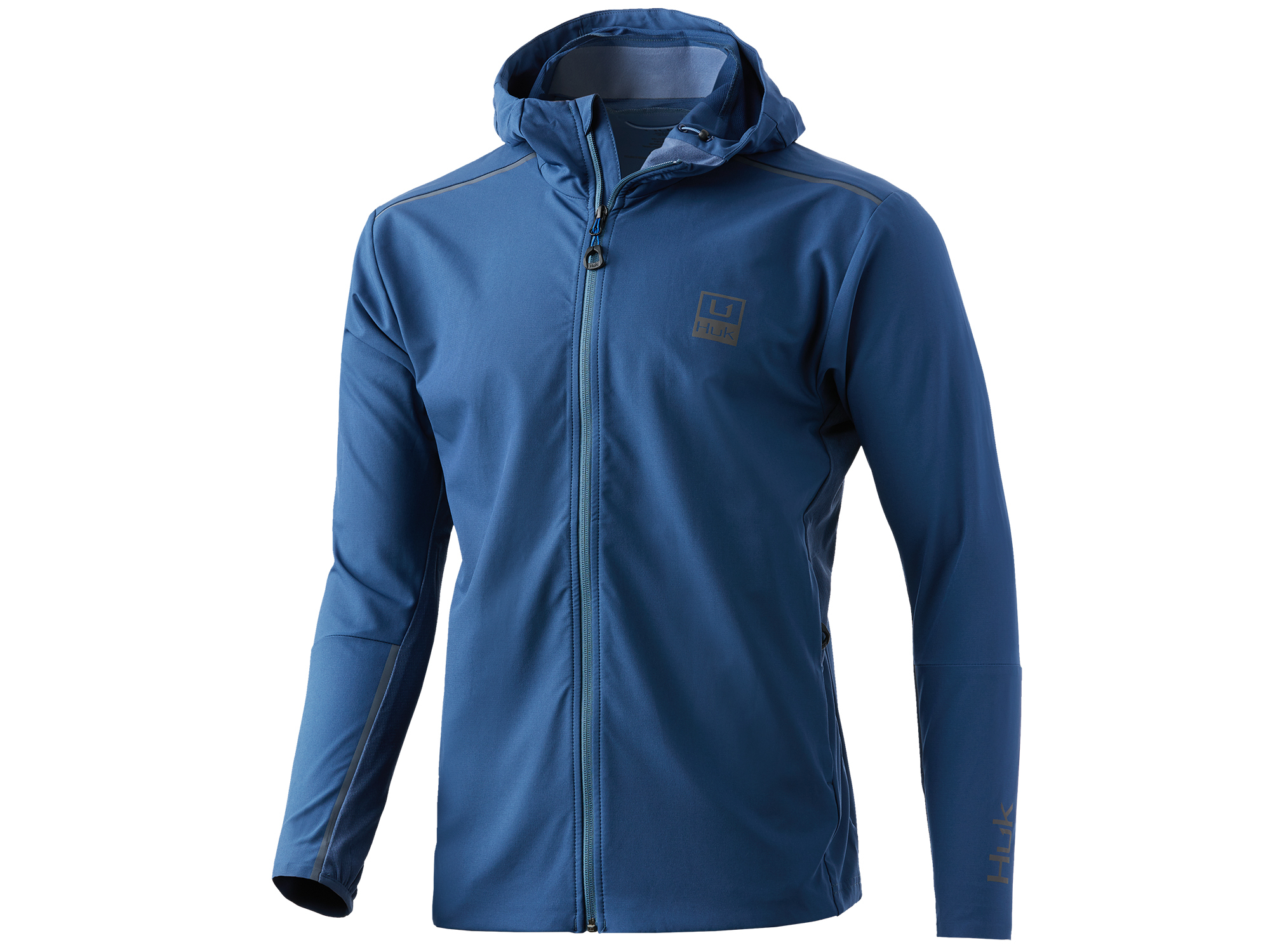 Huk, Shirts, Mens Huk Fishing Icon Coldfront Blue Gray 4 Zip Pullover  Sweatshirt Size M