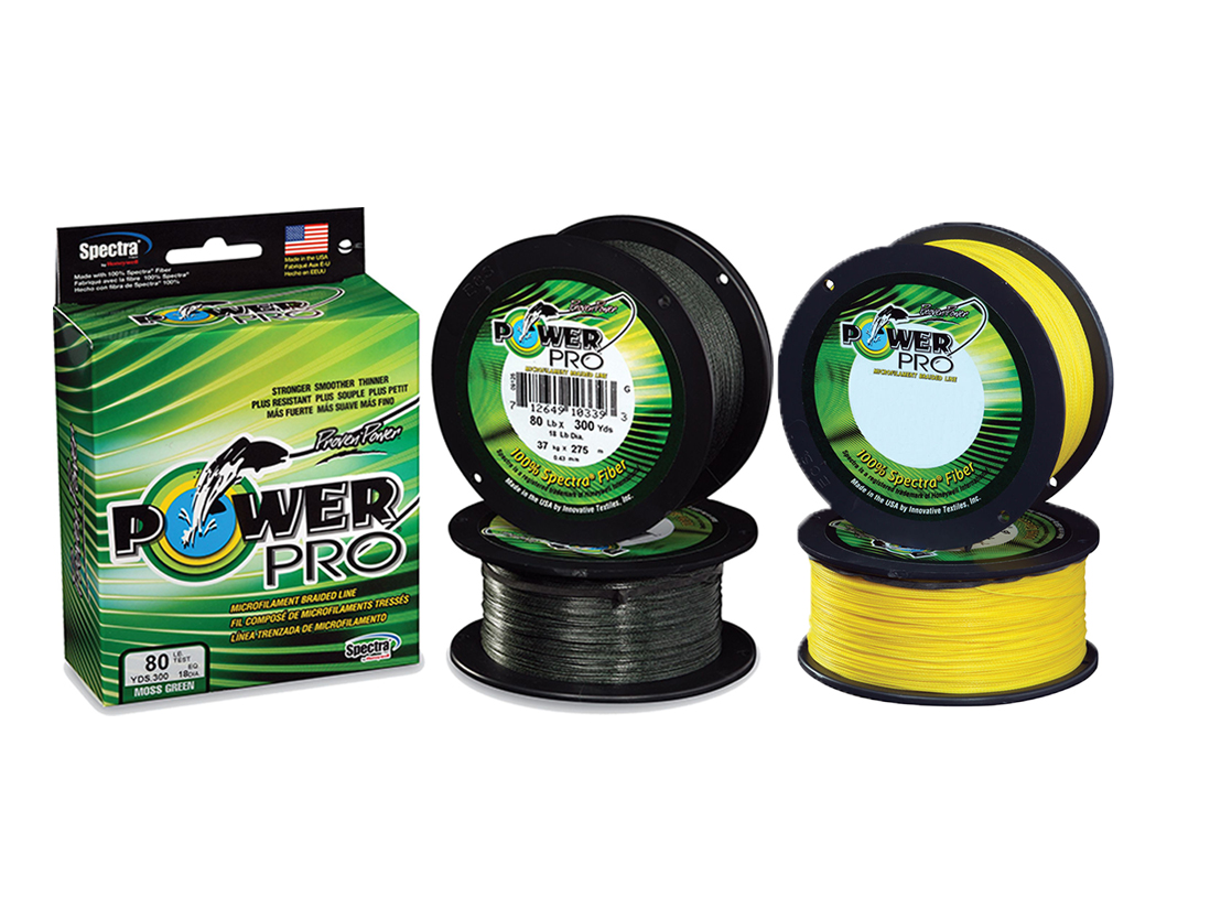 PowerPro Spectra Braided Fishing Line - 150 yd. Spool - 100 lb. - Moss Green