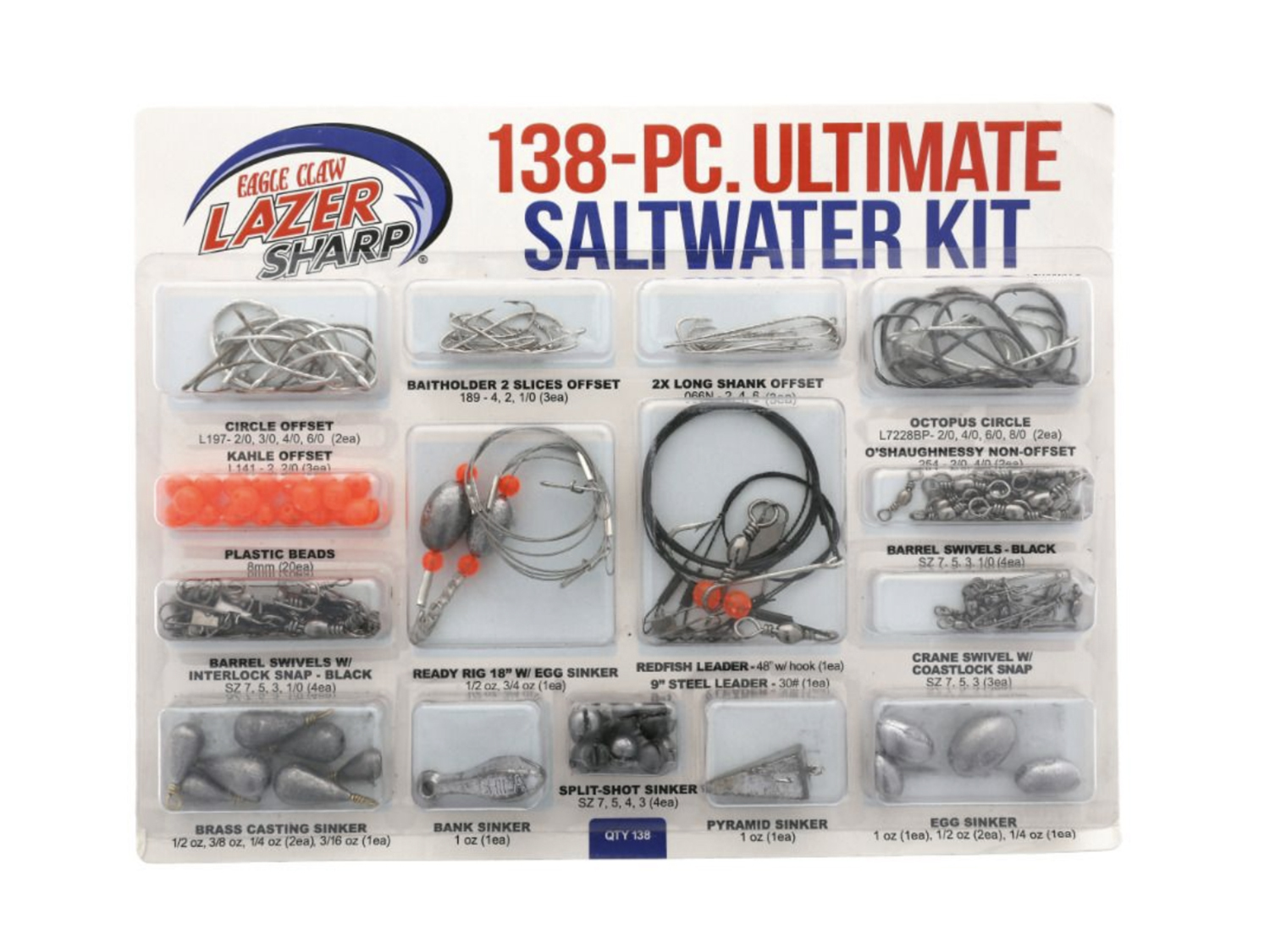 Eagle Claw Lazer Sharp Ultimate Saltwater Terminal Kit